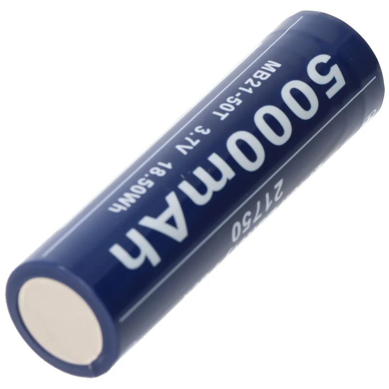 AccuCell 21700 Li-ion Akku 5000mAh, 21750, USB-C, max. Entladestrom 25A, 76,8 x 21,2mm