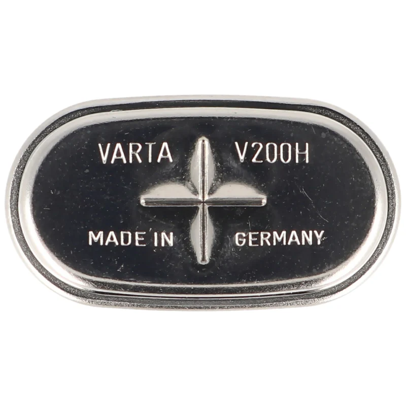 Varta V200H NiMH Akku Knopfzellenakku 200mAh Abmessungen 14,1 x 25,6 x 7,4mm