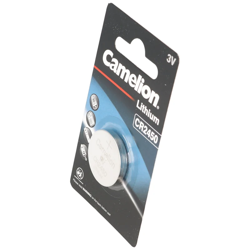 Camelion Lithium Batterie IEC CR2450, 3 Volt max. 620mAh (5 St.)