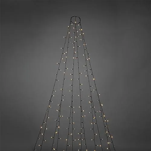 Konstsmide LED Baummantel gefrostet 270 ww LED außen 6660-130