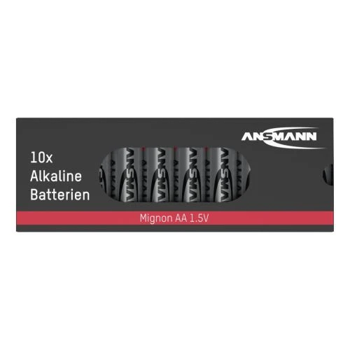 Ansmann Alkaline Batterie Mignon AA, LR06 1,5 Volt, 100er Sparpack, perfekt für den alltäglichen Gebrauch