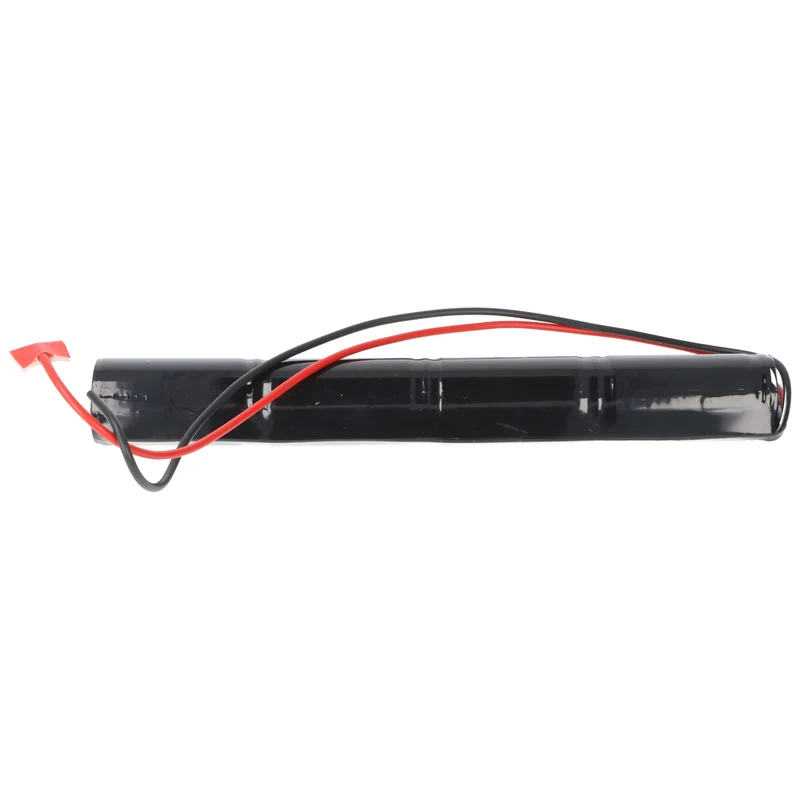 AccuCell Akku für Notbeleuchtung, 4,8 Volt 4000mAh 200x26mm, mit 30cm Kabelausgang