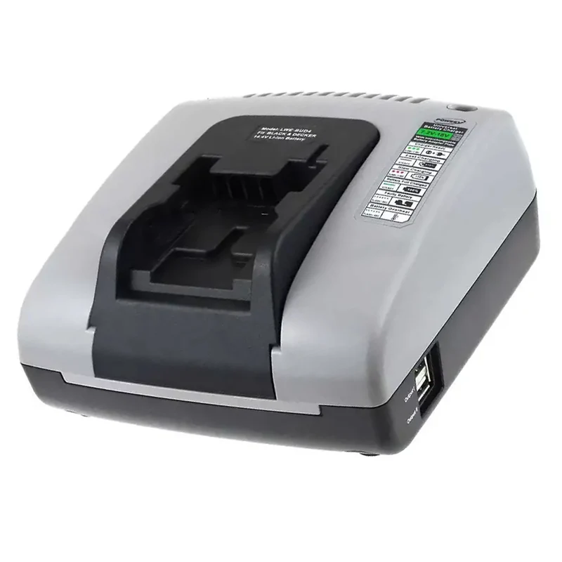 AccuCell Ladegerät passend für Black & Decker EPL14K, A1514L, ersetzt Black & Decker 90551475