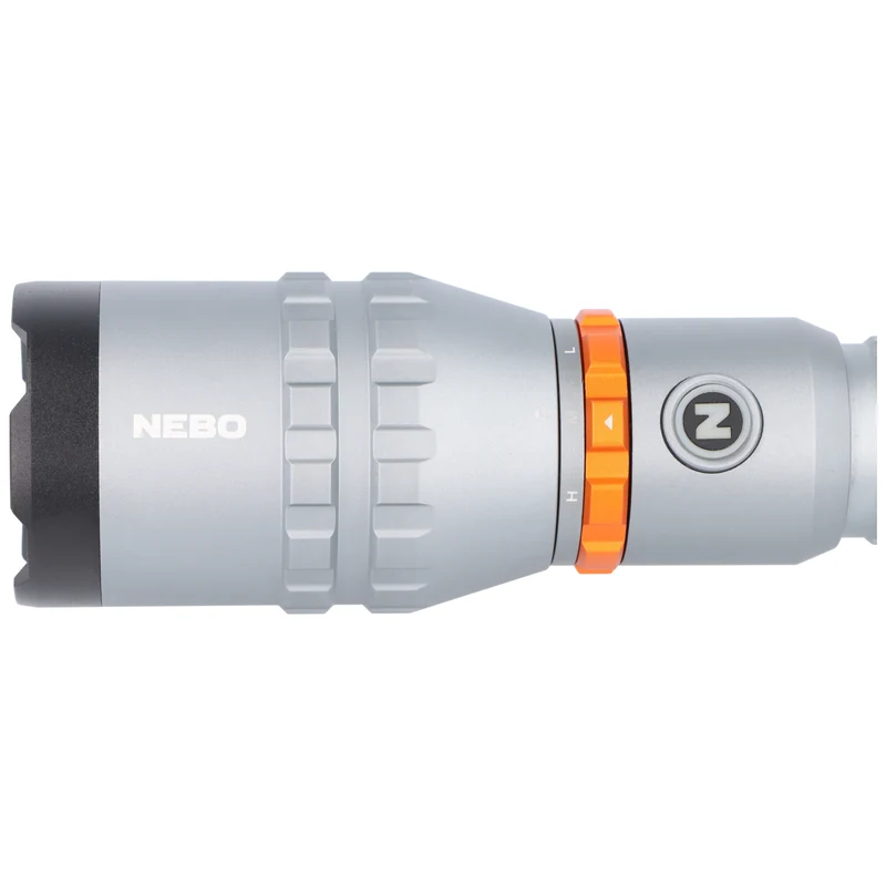 NEBO Davinci 8000 LED Taschenlampe, 8000 Lumen, bis zu 206 Meter Leuchtweite, wiederaufladbar