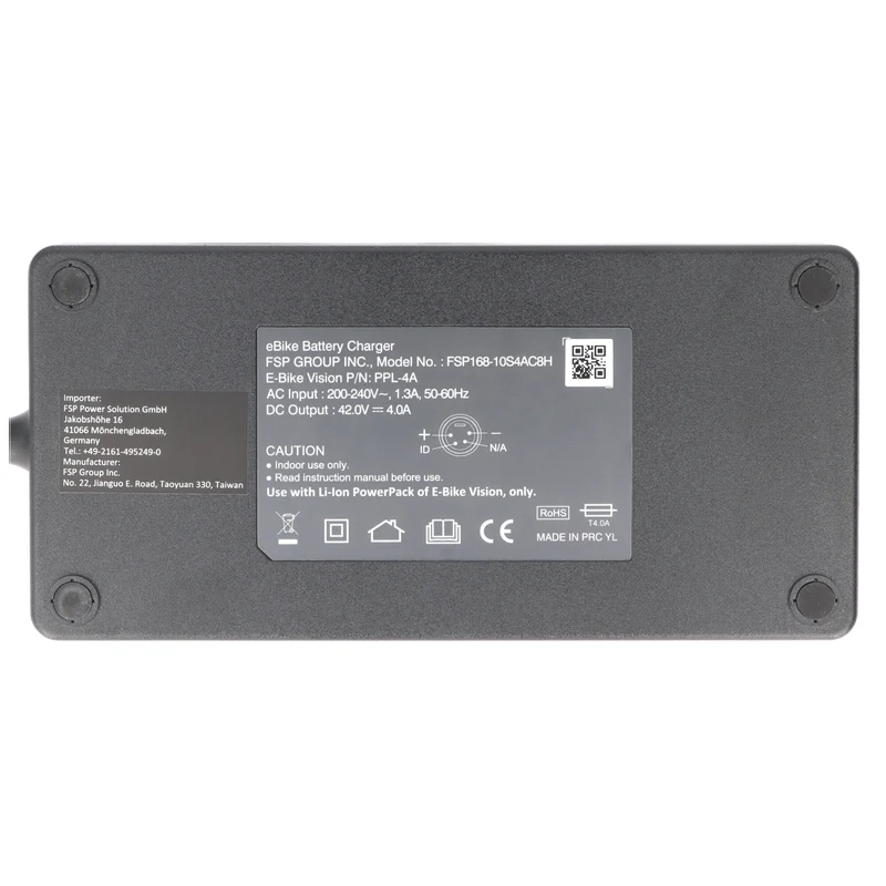 AccuCell 4A Schnell-Ladegerät nur passend für unsere Nachbauakkus Bosch Active und Performance 36 Volt 4 Ah Ladestrom