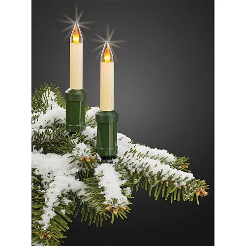 Hellum LED-Filament-Schaftkerzenkette 20flg. außen 845594