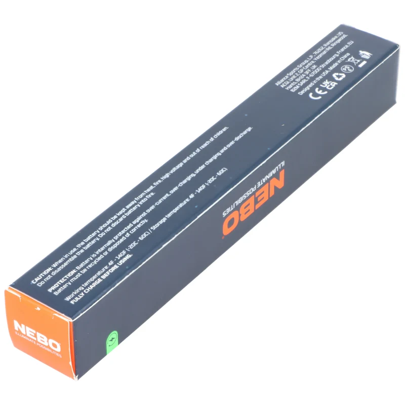 NEBO 3x26650 Li-Ion Akku, 5000mAh, 10,8V, 54Wh, wiederaufladbar