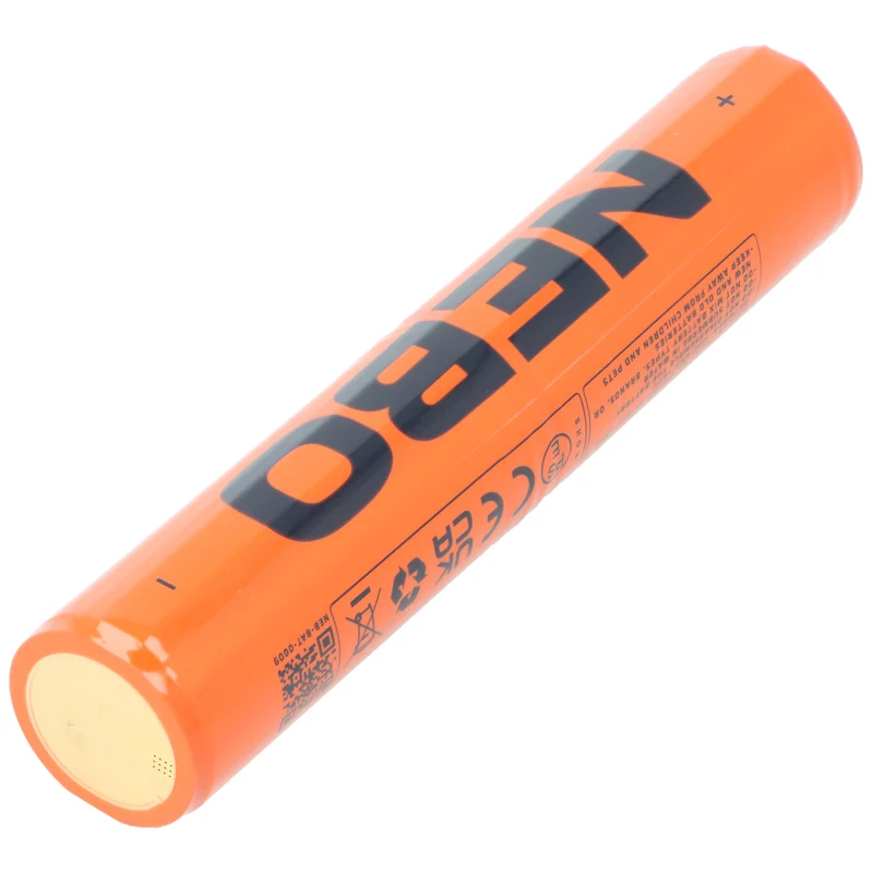 NEBO 2x26650 Li-Ion Akku, 5000mAh, 7,4V, 37Wh, wiederaufladbar