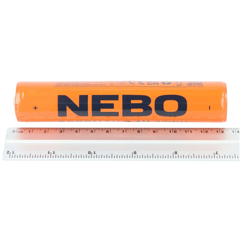 NEBO 2x26650 Li-Ion Akku, 5000mAh, 7,4V, 37Wh, wiederaufladbar