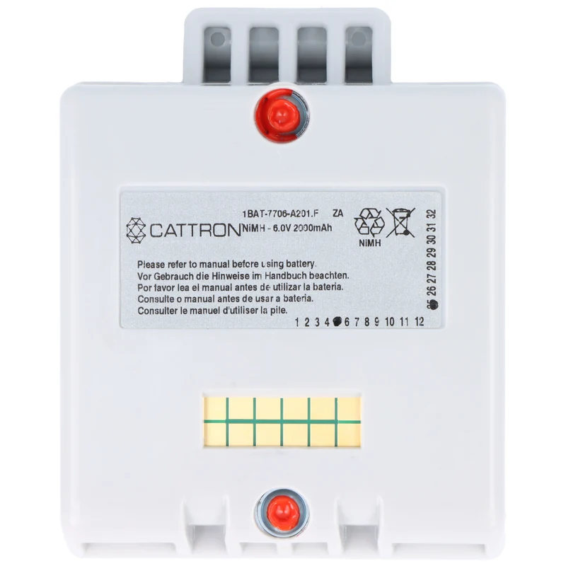 Cattron Theimeg 6 Volt 2000mAh Original Akku für Laird Cattron Theimeg Funkfernsteuerung LRC-M, LRC-L 78x62x34mm