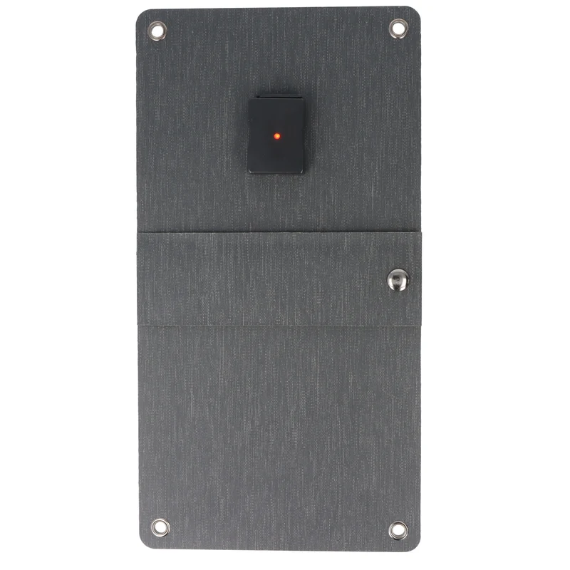 AccuCell Nordride Solarpanel, 7810 Solar Pulse, Solarladegerät mit 7W, mit USB-A Anschluss, integrierter Ständer