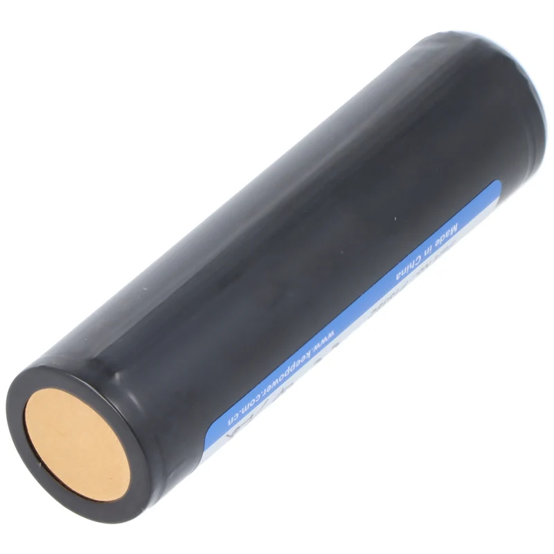 Keeppower Li-ion Akku 18650 3800mAh, 3.6V Li-Ion-Akku geschützt Pluspol erhöht 2er-Set inkl. Aufbewahrungsbox