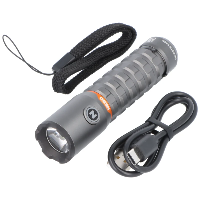 NEBO NEB-0033-G TORCHY 2K (USB C) – 2000 Lumen Taschenlampe in Box