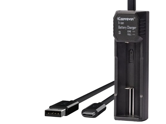 Keeppower S1 Ladegerät für Li-Ion Akkus 18650–32650 | Schnellladung 2A | 26800 mit ud ohne PCB