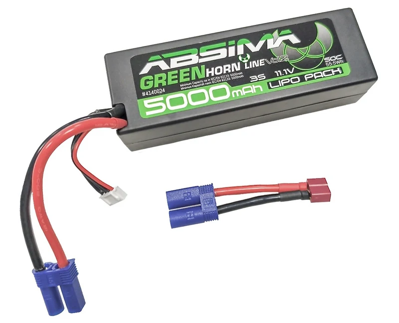Absima Greenhorn Vol.2 LiPo 3S 11,1V-50C 5000 HC (EC5/T-Plug)