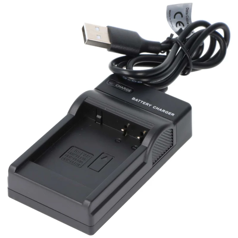 AccuCell Akku und Ladegerät kompatibel für Panasonic DMW-BLG10, DMW-BLE9, DMW-BLH7E