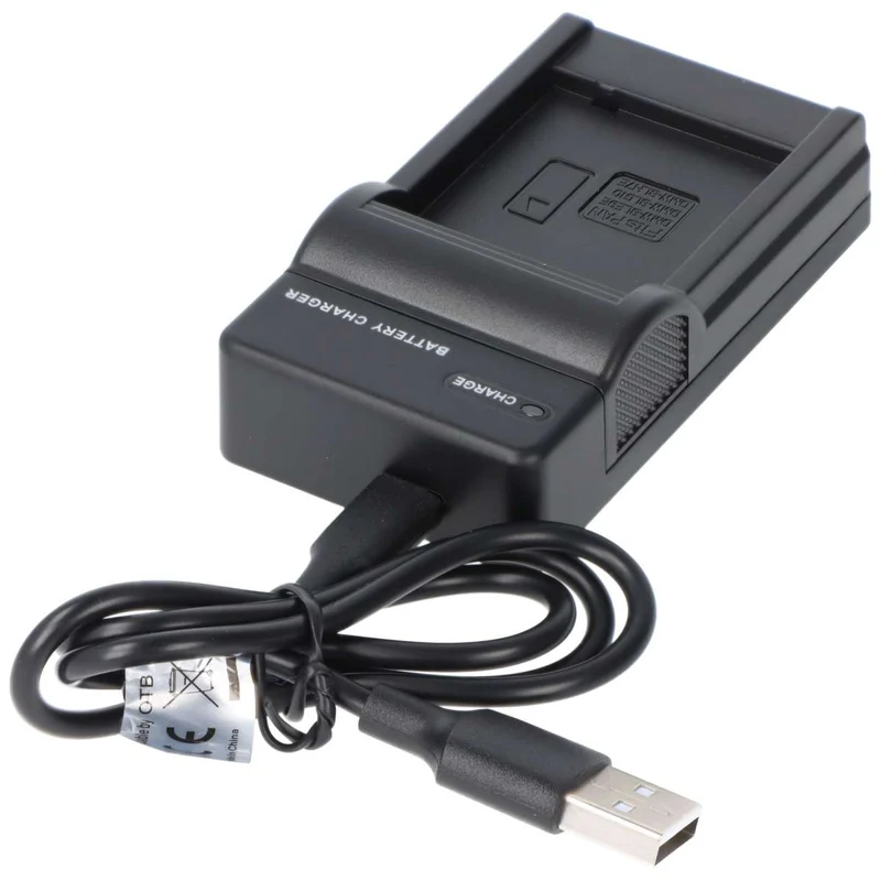 AccuCell Akku und Ladegerät kompatibel für Panasonic DMW-BLG10, DMW-BLE9, DMW-BLH7E