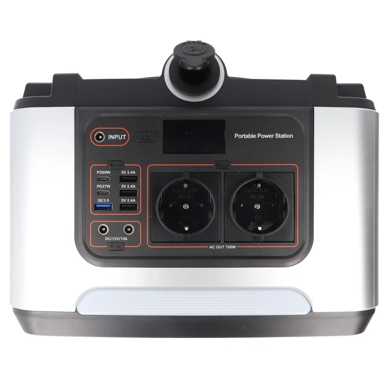 AccuCell Portable Powerstation 648Wh 700W Li-ion Powerbank XXL die unabhängige Stromversorgung