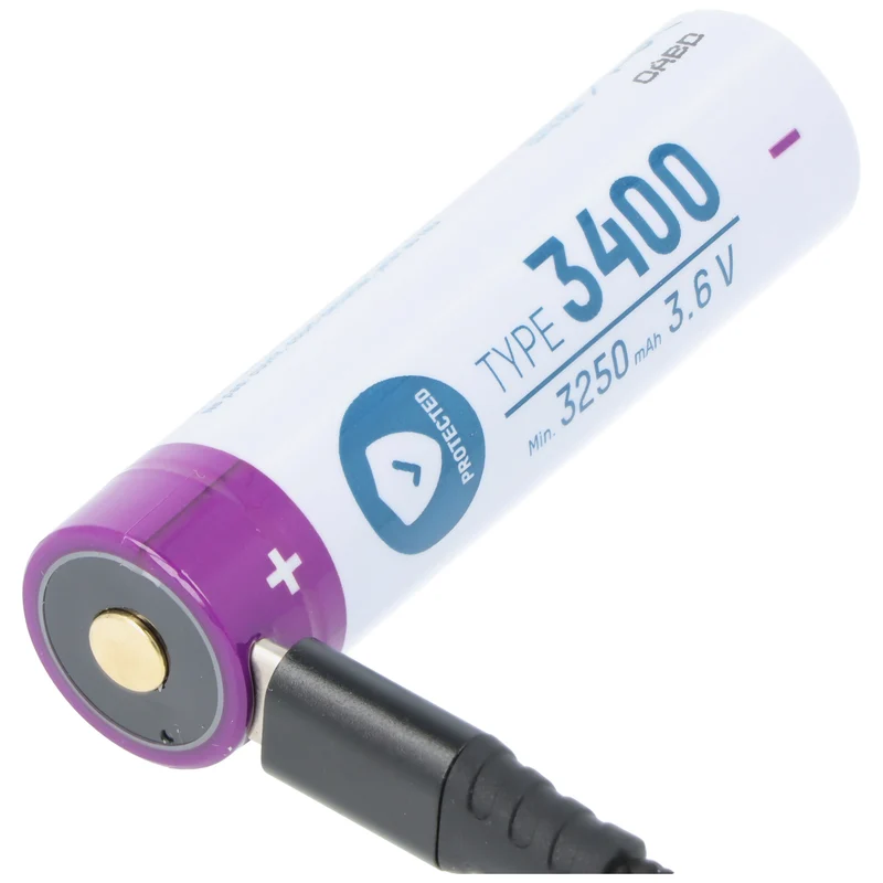 Ansmann Li-Ion 18650 3,6V 3400mAh mit Micro-USB Ladebuchse mit Schutzschaltung