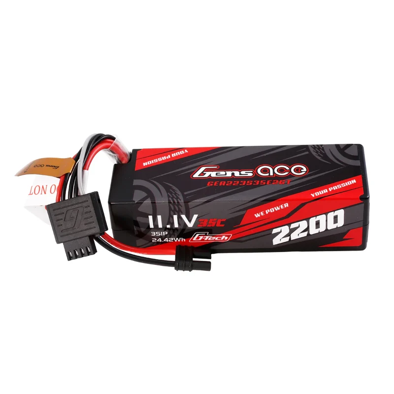 Gens ace 2200 mAh 11,1 V 3S1P 35C Lipo-Akkupack mit IEC2-Stecker