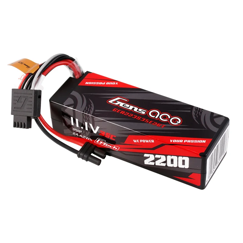 Gens ace 2200 mAh 11,1 V 3S1P 35C Lipo-Akkupack mit IEC2-Stecker