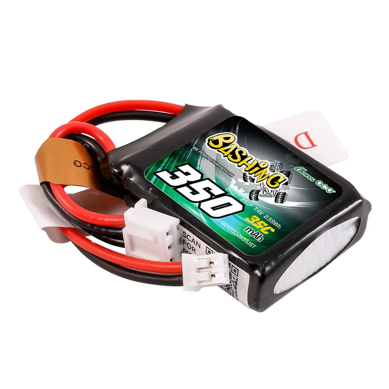Gens Ace 350mAh 2S 7,4V 35C Lipo-Akkupack mit JST-PHR Plug-Bashing-Serie