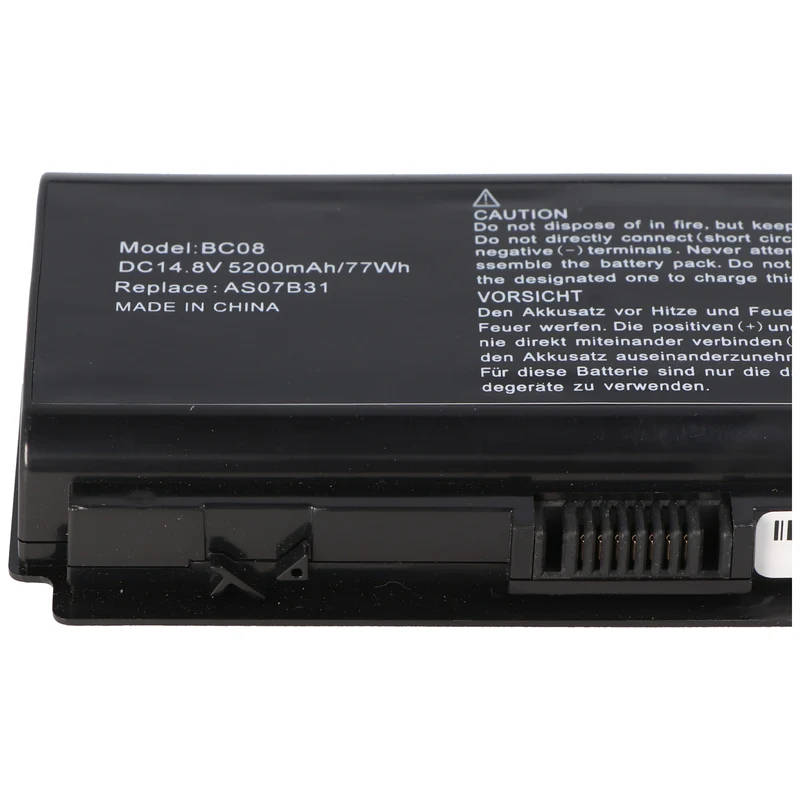 AccuCell Akku passend für Acer Aspire 7738G 14,8 Volt 5200mAh