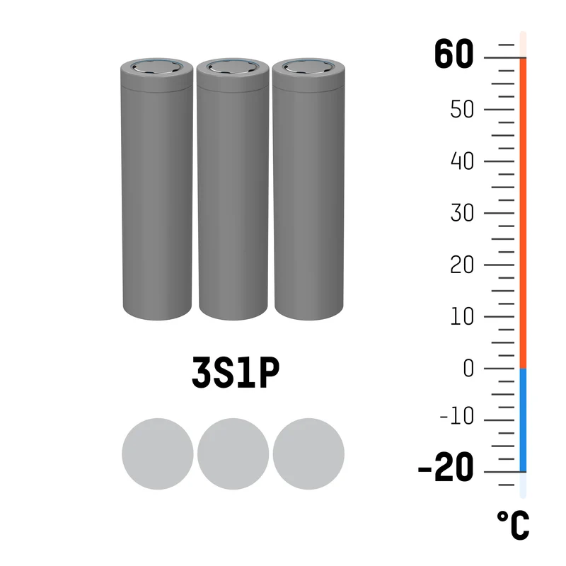 Ansmann Lithium-Ionen Akkupack 10,9 Volt / 3500 mAh / 3S1P, ideal für mobile Anwendungen