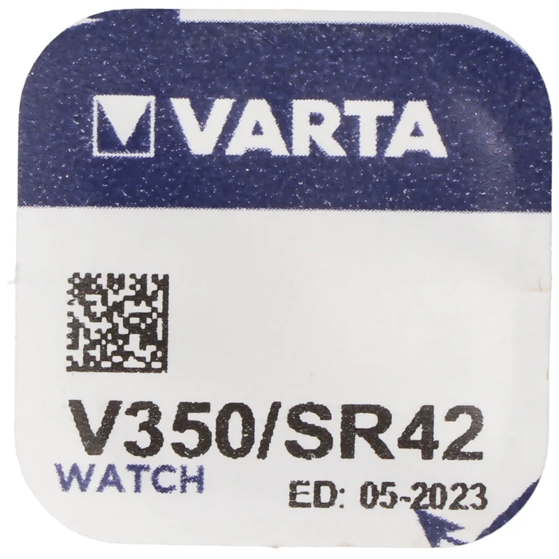Varta V350, SR42, RW418 Knopfzelle für Uhren etc.