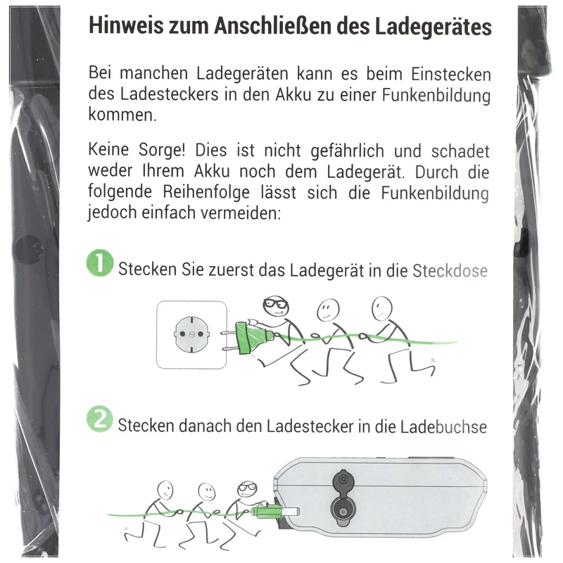Maratron Fahrrad Akku passend für Ansmann Gepäckträgerakku, PortaPower, 36V 10,4Ah