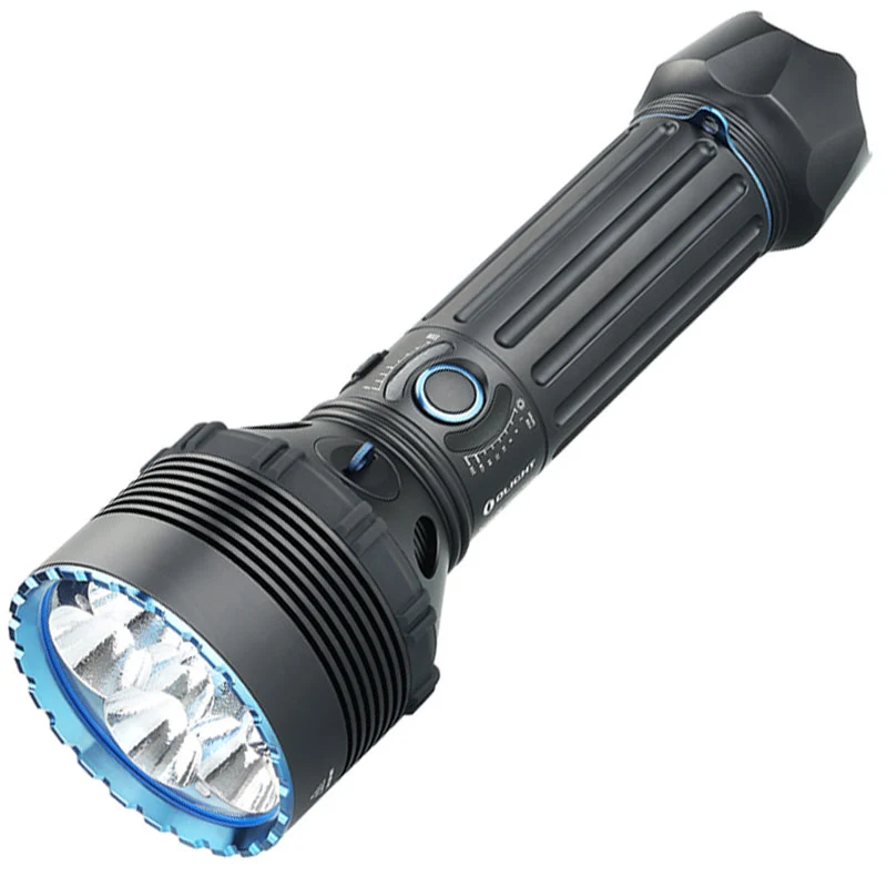 Olight X9R Marauder LED-Taschenlampe mit bis zu 25000 Lumen extra hell, inklusive Akku und Ladegerät