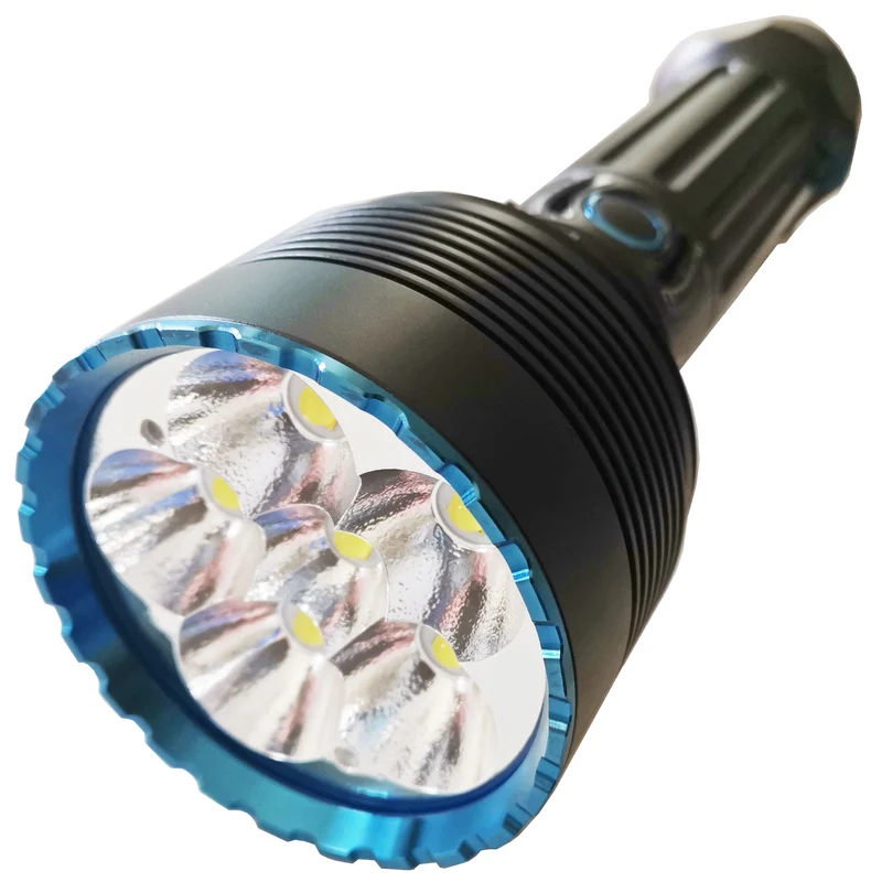 Olight X9R Marauder LED-Taschenlampe mit bis zu 25000 Lumen extra hell, inklusive Akku und Ladegerät