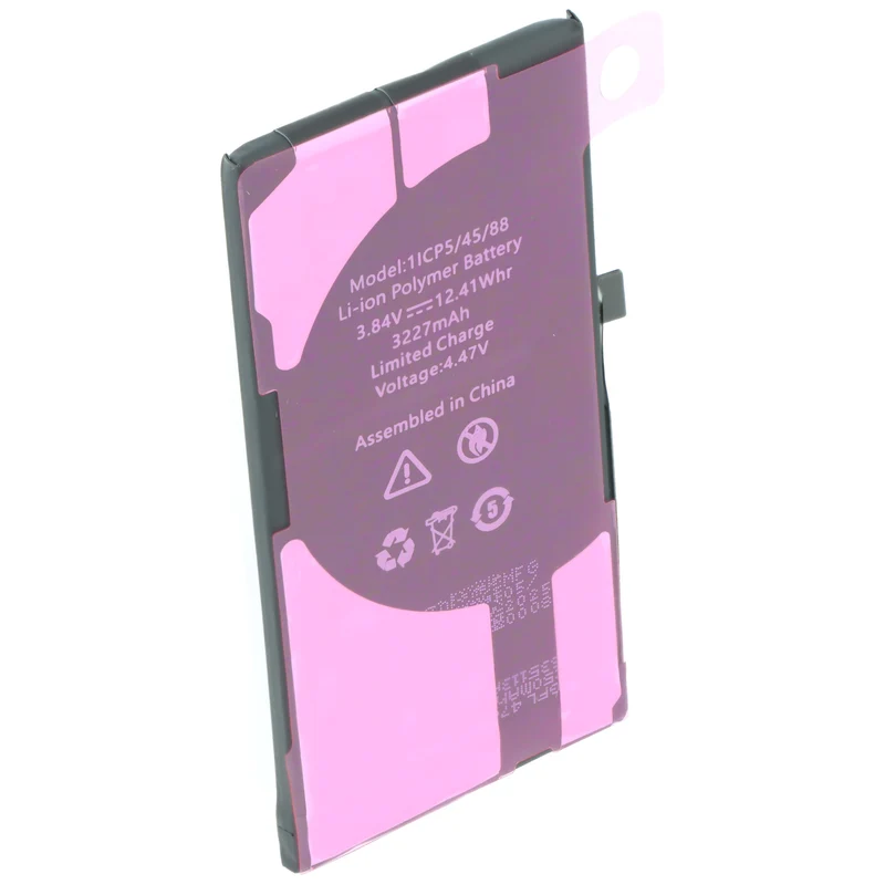 AccuCell Akku passend für Apple iPhone 13, diagnostizierbar, Li-Polymer, 3,84V, 3227mAh, 12,4Wh, ohne Werkzeug