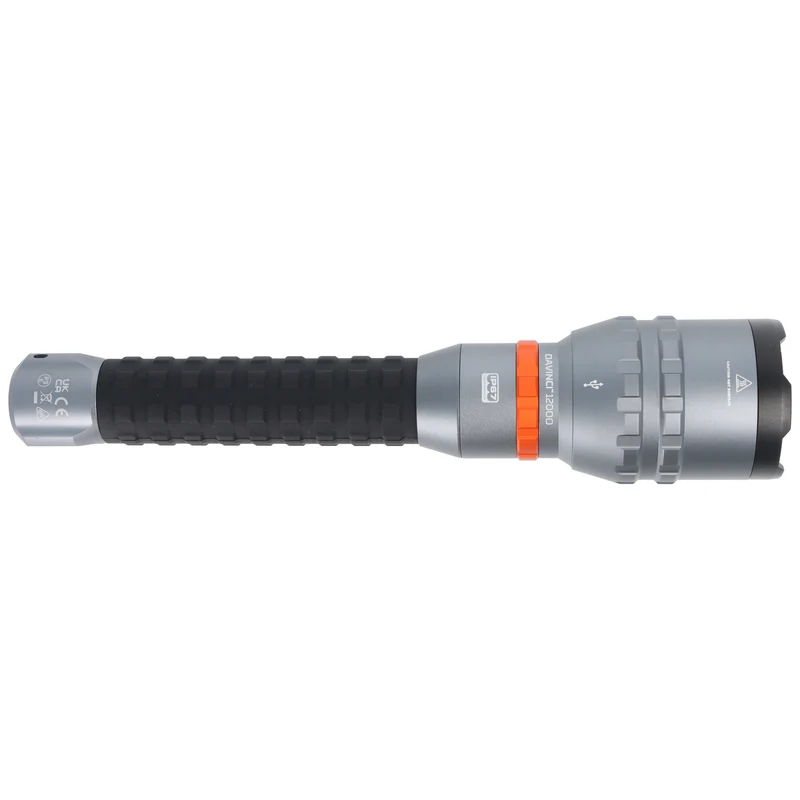 NEBO DAVINCI™ 12000 NEB-FLT-1070-G, die ultimative Hochleistungs-Taschenlampe, mit USB-C Ladeanschluss und Powerbank-Funktion