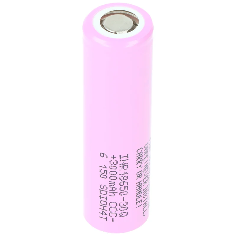 AccuCell Rundzelle 18650, Li-ion, 3,7V, 3000mAh, 11,1Wh
