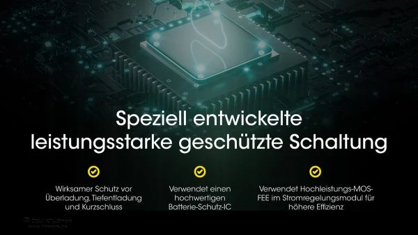 Nitecore Li-Ion Akku 14500, Typ NL1411R, 3,6V 1100mAh, mit USB-C-Ladeanschluss, 50,3 x 14,5mm