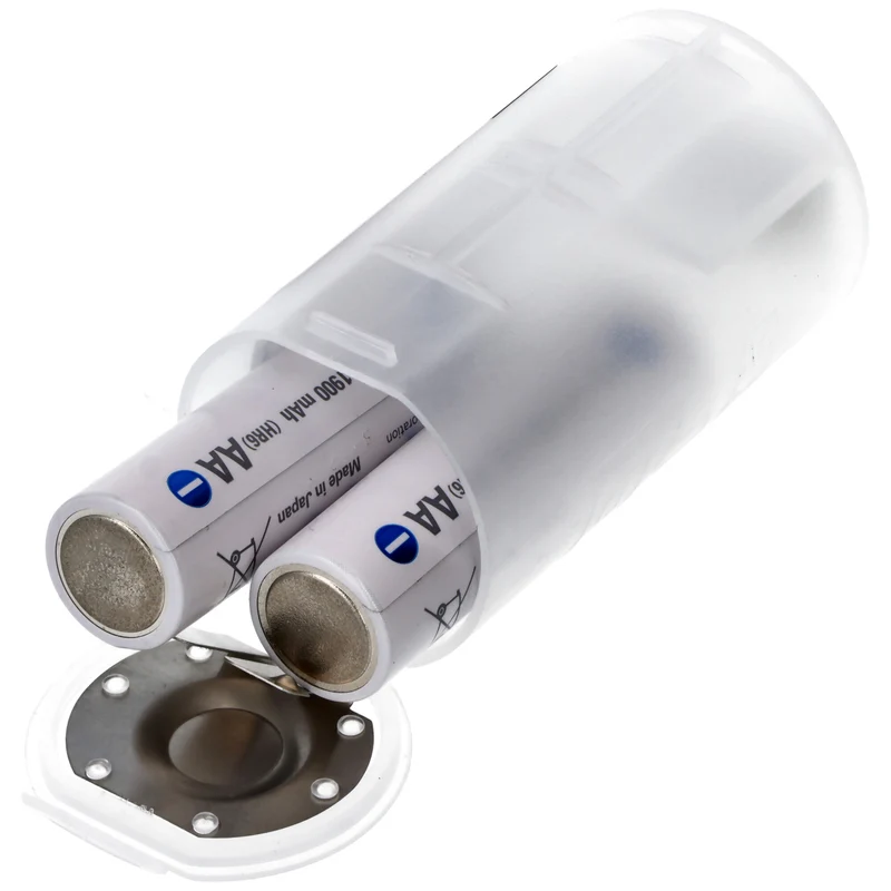 AccuCell Universal Mono D Adapter im 2er Pack für 1 oder 2 Mignon, AA, LR6, FR6 Batterie oder Akku