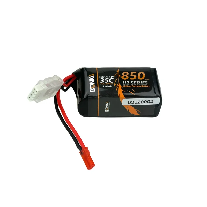 Bonka Lipo Akku 850mAh 11,1V 35C/70C JST