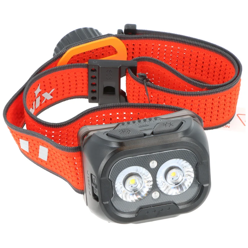 Fenix HL18R-T V2.0 LED Stirnlampe, drei Lichtquellen, max. 800 Lumen, Slide Lock Switch, schwarz