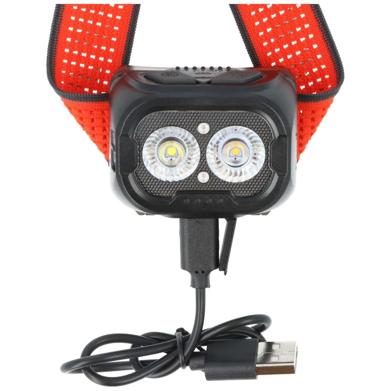 Fenix HL18R-T V2.0 LED Stirnlampe, drei Lichtquellen, max. 800 Lumen, Slide Lock Switch, schwarz
