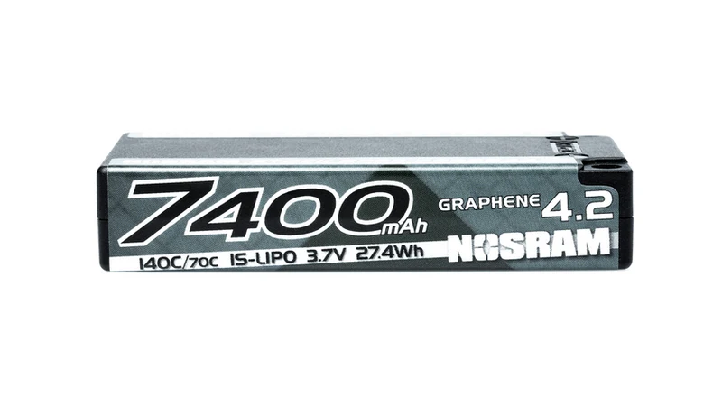 NOSRAM 1/12 Hyper LCG StockSpec GRAPHENE-4.2 7400mAh Hardcase Akku - 3.7V - 140C/70C