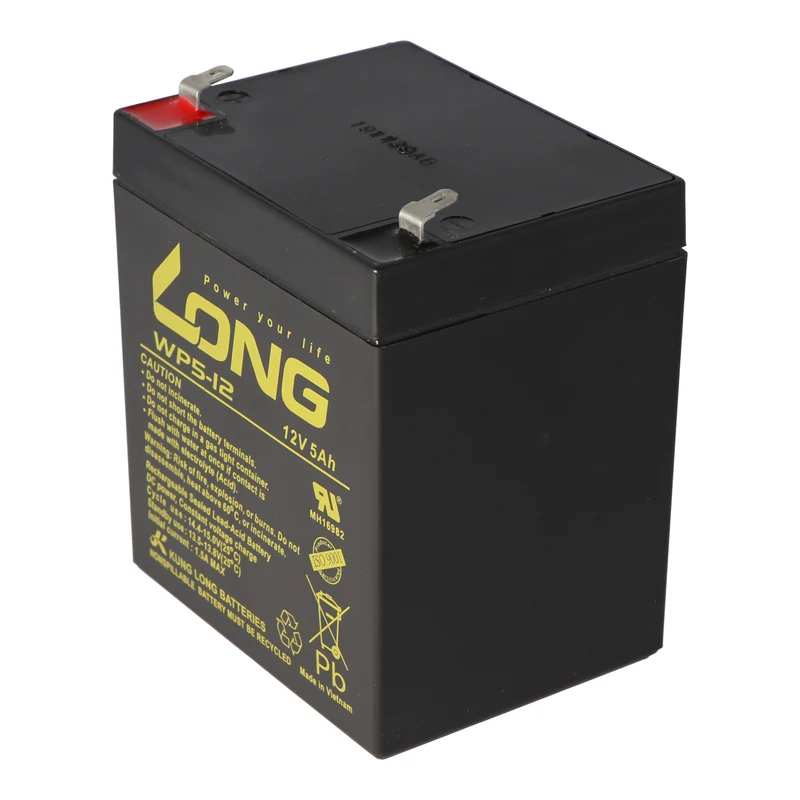 Kung Long WP5-12 Blei Akku 12 Volt 5Ah, passend für den Batterypack APCRBC140 von APC, Komplettset bestehend aus 16 Akkus