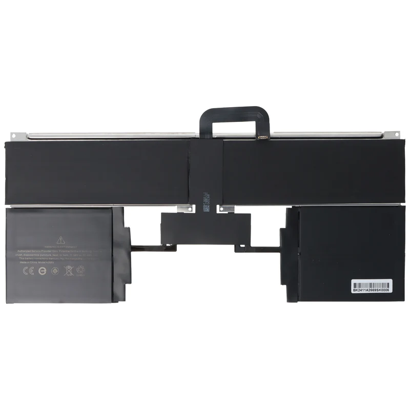 AccuCell Akku passend für A2669 für MacBook Air 13" M2 A2681 (2022), Li-Polymer, 11,54V, 4500mAh, 52,6Wh, buil