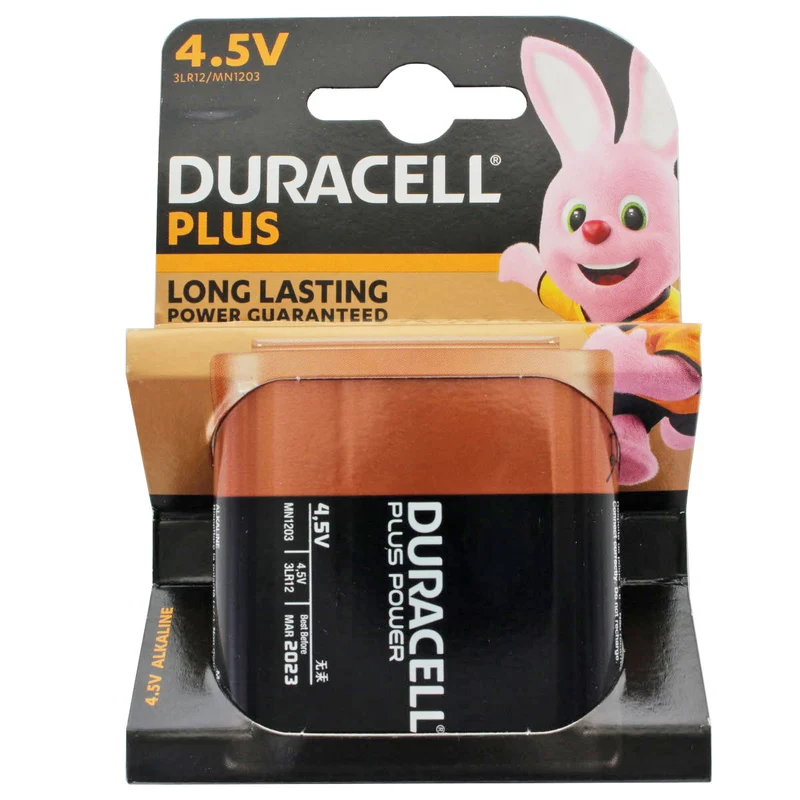DURACELL Plus 4,5 Volt MN1203 3LR12 Flachbatterie