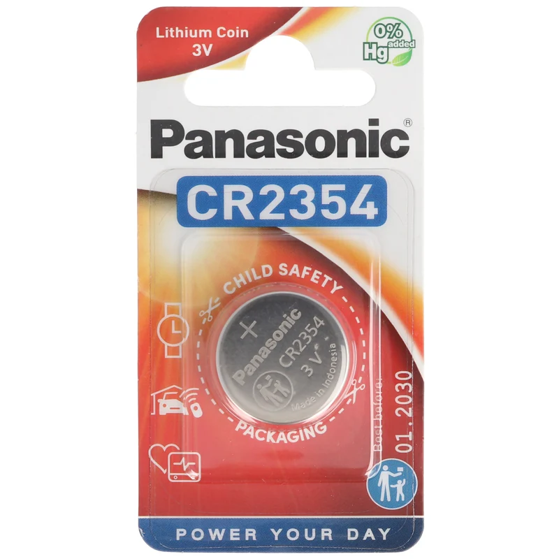 Panasonic CR2354 1er Blister Lithium Knopfzelle CR-2354EL/1B 5,4mm x 23mm, 560mAh