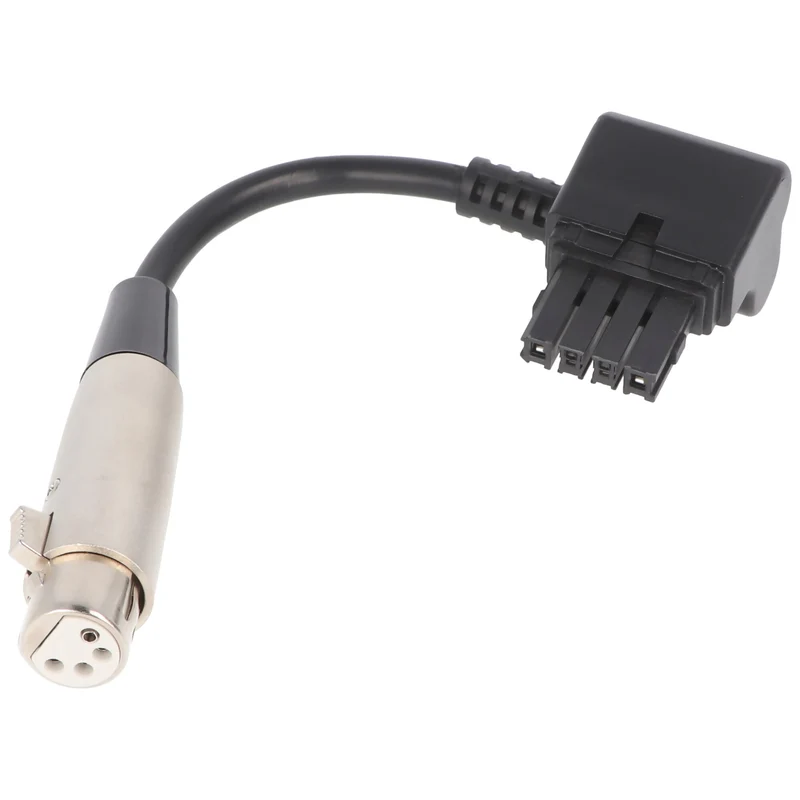 E-Bike Vision Lade-Adapter nur passend für den Panasonic Next Generation Akku, Kabel mit Stecker XLR 4-polig