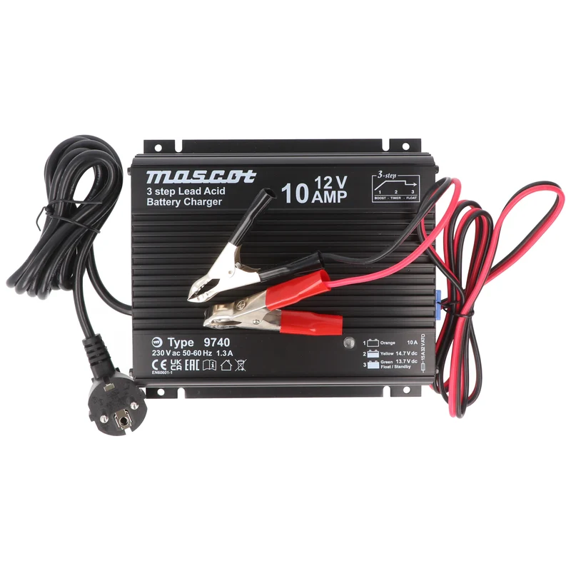 Mascot 9740 Bleilader 12V 10A Bleiakku AGM Blei Gel Akku