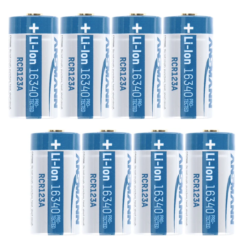 AccuCell 8x wiederaufladbare Akkus passend für Netgear ARLO VMC3030,ARLO VMC3230,ARLO VMC3330,ARLO VMC3430 3,7 Volt 850mAh + 2x Akku Aufbewahrungsbox Gratis !