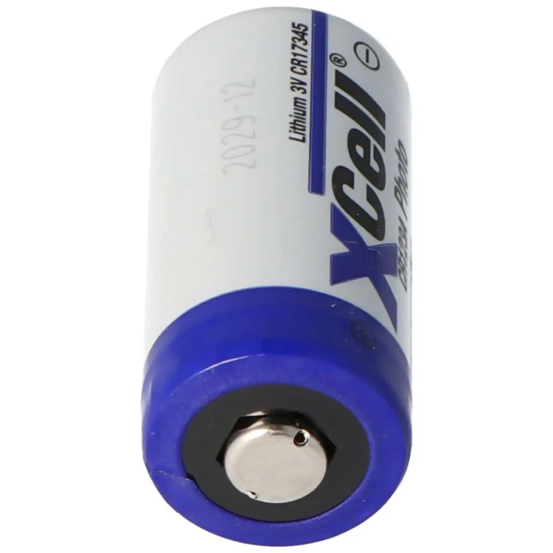 XCell Photobatterie CR123A Lithium Batterie 3 Volt max. 1550mAh, 34,5x17mm 19Gramm Lose Ware bulk