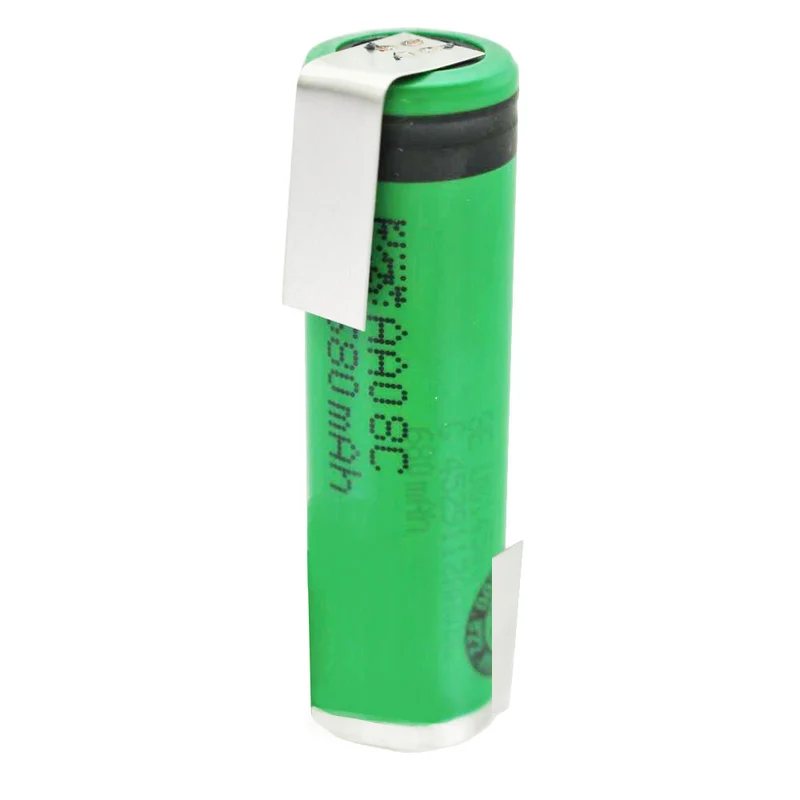 Sony US14500V 680mAh 3,7V Li-Ion-Akku mit Lötfahne in Z-Form